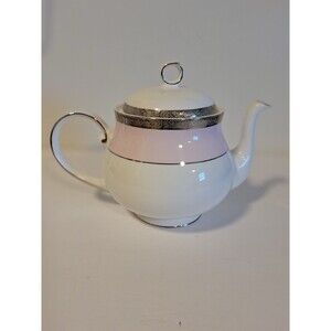 Mary Kay’s 40th Anniversary Teapot Pink Platinum Made In Korea Handcrafted